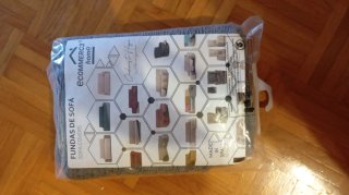 Pack 2 Fundas Sillas Tela Gris