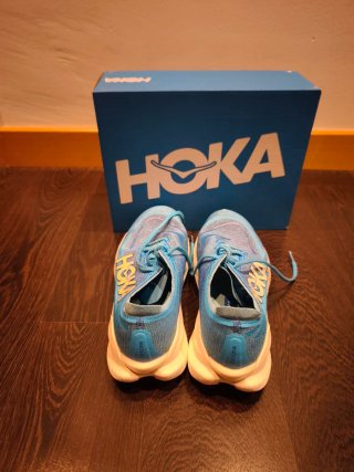 Zapatillas Hoka Mach X 2 Azul Blanco
