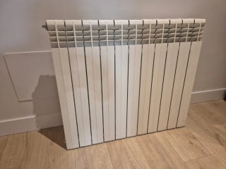 Radiador de aluminio blanco 11 elementos