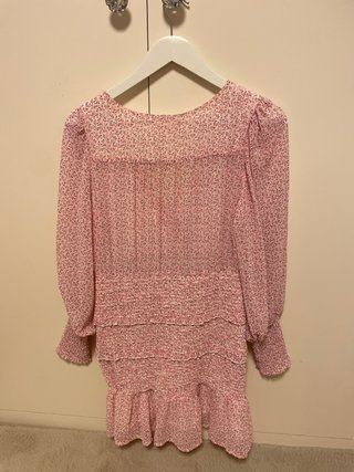 Vestido floral Rosa Australiano. Who I Am. Talla L