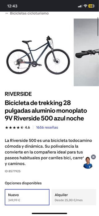 Bicicleta Riverside 500 Gravel Talla S
