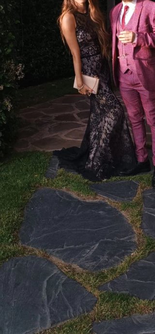 Vestido Pronovias Negro Encaje