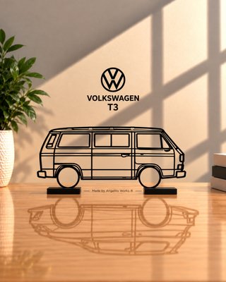 Volkswagen T3 Maqueta Silueta 20cm
