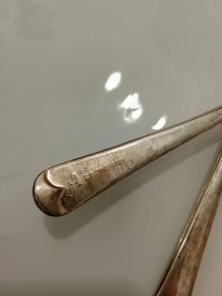 Talheres Vintage zinco silver platted