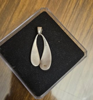 Colgante Plata Onix y Nacar