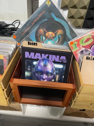 Caja para discos de vinilo