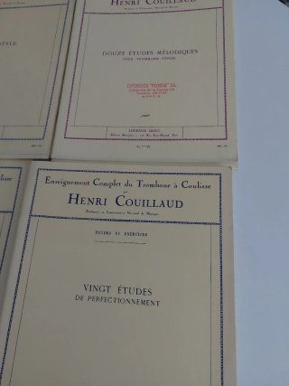 Libros de Trombon Henri Couillaud