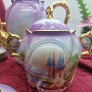 Juego de Café Porcelana Albert Pillivuyt Limoges