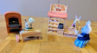 Sylvanian: Aviones panadería casa árbol caravana