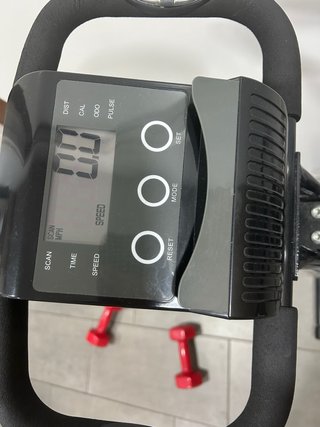 Bicicleta Estática Negra Plegable