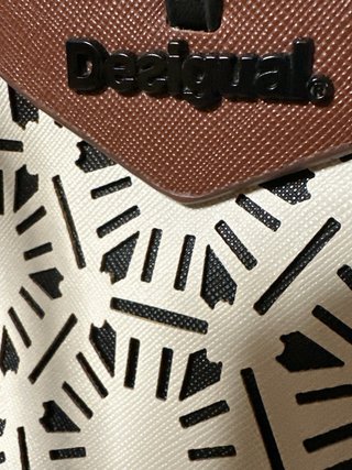 Bolso shopper Desigual Edición cebra