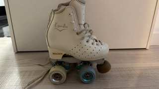 Patines de Cuero Blanco Esordio