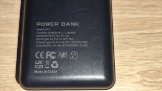 Batería Externa 27000mAh 22.5W