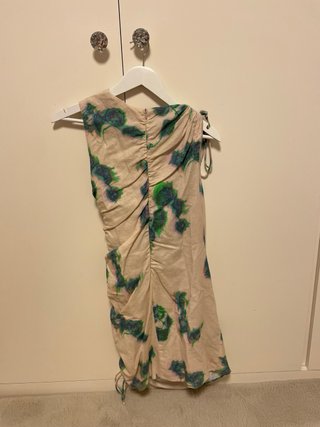 Vestido Zara Beige Talla M