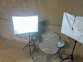 Pack estudio fotográfico focos y pantallas