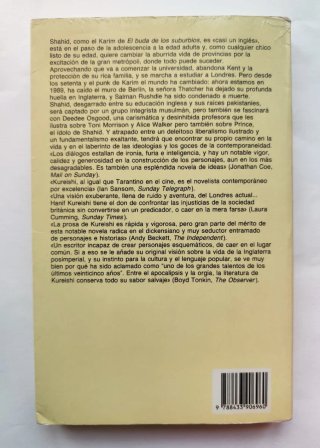 LIBRO "EL ÁLBUM NEGRO" DE HANIF KUREISHI