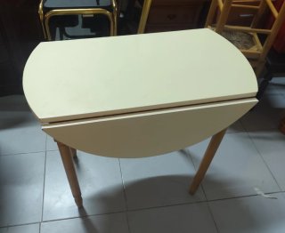 Mesa de cocina extensible madera