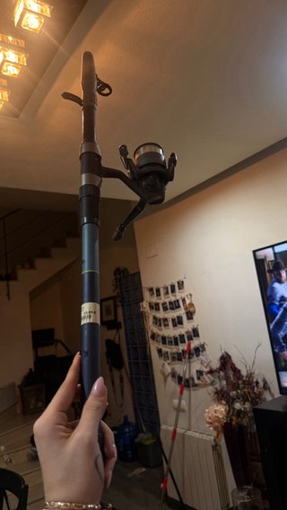 Caña Pesca Telescópica + Carrete Bauxit-10