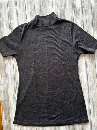 Camisola H&M cuello alto gris Talla L
