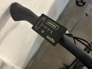 Bicicleta eléctrica Sushi Negra.SIN BATERIA