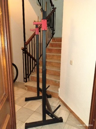 Rack soporte de Pesas Ajustable 200kg.