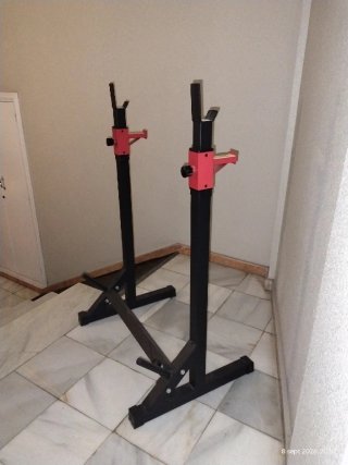 Rack soporte de Pesas Ajustable 200kg.