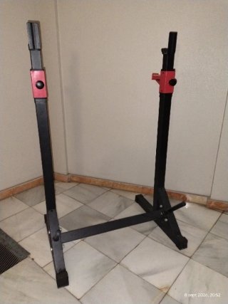Rack soporte de Pesas Ajustable 200kg.