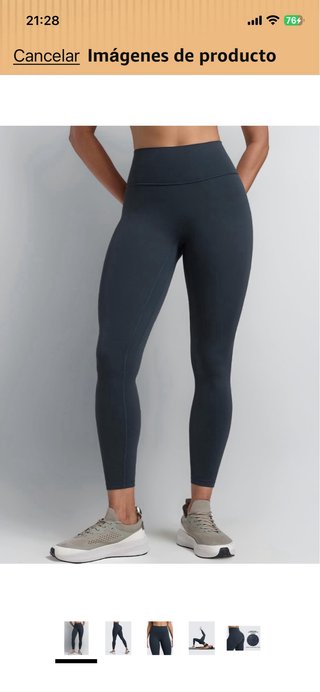 Leggins altos forrados mujer talla L