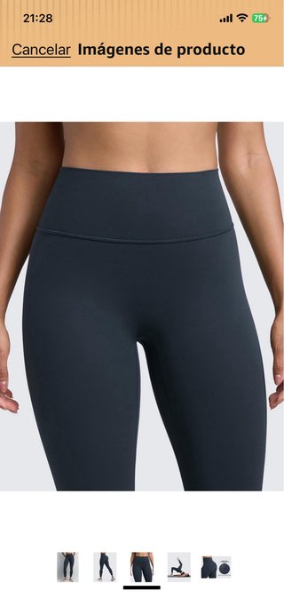 Leggins altos forrados mujer talla L