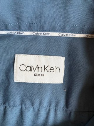 Camicia Calvin Klein Uomo Blu