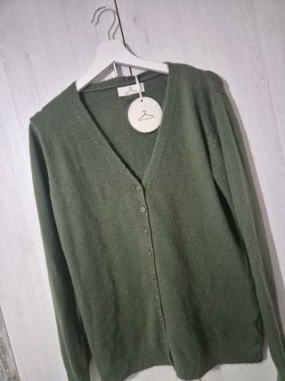 Cárdigan verde talla L