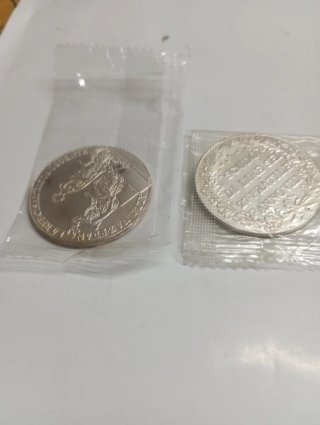 2 Monete Scudo di Lire Sei Anno VIII Scudo della R