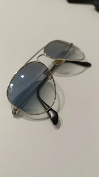 Gafas de sol Ray-Ban Aviator Azul/Plata Mujer