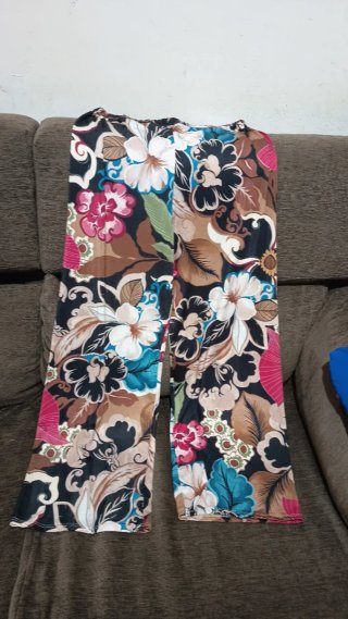 Pantalones anchos morados talla M Negro xxl Rosa S