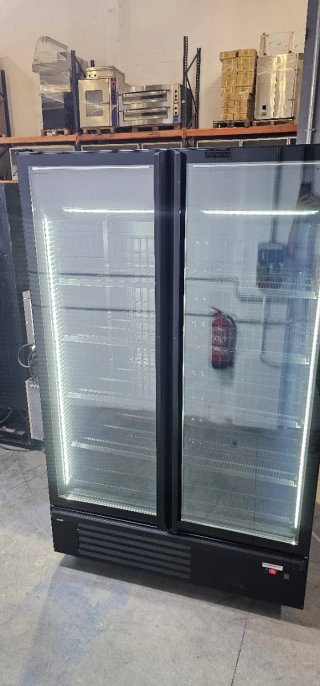 Congelador Vertical  Puertas de Cristal