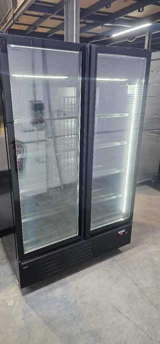 Congelador Vertical  Puertas de Cristal