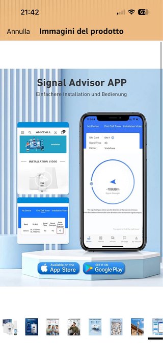 Kit Amplificatore Segnale Cellulare Nuovo