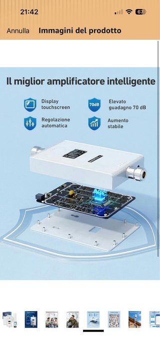 Kit Amplificatore Segnale Cellulare Nuovo
