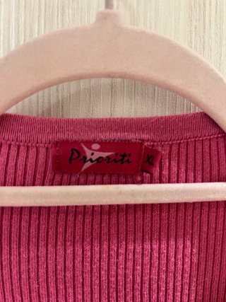 Chaqueta rosa manga larga