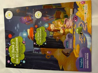 Lote libros infantiles bilingüe español-ingles