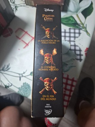 Trilogía Piratas del Caribe DVD