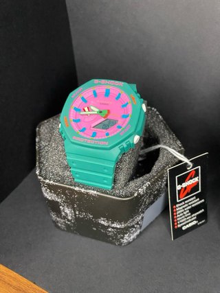 Reloj Casio G-Shock Rosa y Verde