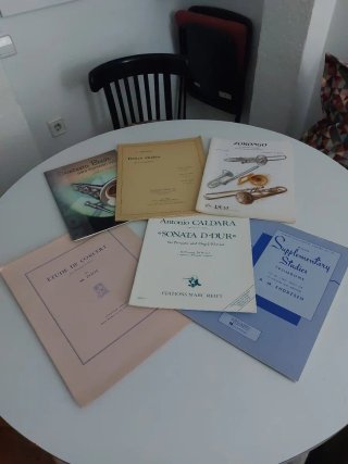 Libros de partituras de trombón