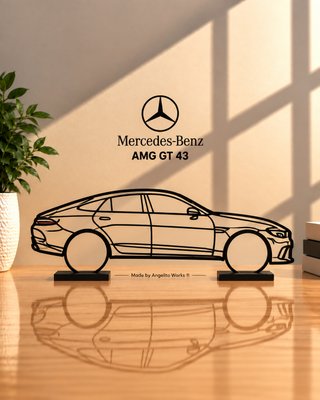 Mercedes-AMG GT 43 Maqueta Silueta 20cm