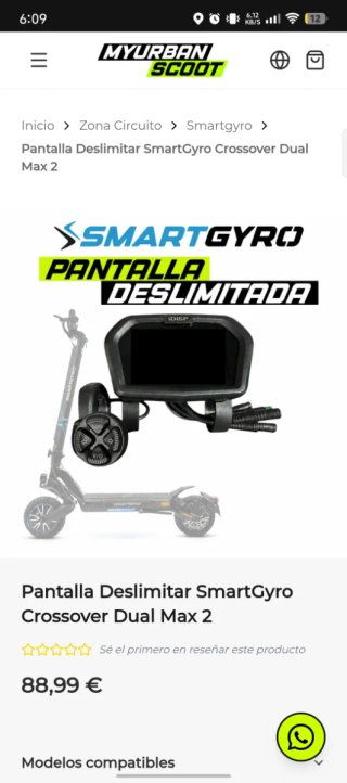 Patinete eléctrico SmartGyro