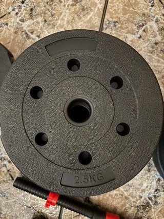 Disco de pesa 1.25k 2.5k 3kg. Hasta 40kg
