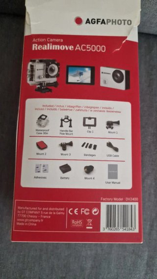 Cámara de Acción AGFA Realimove AC5000