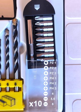Estuche de brocas DEXTER 25 piezas. NUEVO