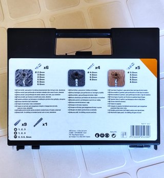 Estuche de brocas DEXTER 25 piezas. NUEVO