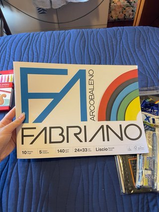 Fogli da disegno Fabriano Arcobaleno e colori
